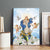 Italy Immaculate Conception Feast Day Canvas Wall Art Virgin Mary with Cross And Lily Flower - Wonder Print Shop