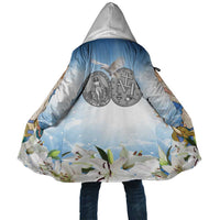 Italy Immaculate Conception Feast Day Cloak Virgin Mary with Cross And Lily Flower - Wonder Print Shop