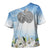 Italy Immaculate Conception Feast Day Cross Shoulder Shirt Virgin Mary with Cross And Lily Flower - Wonder Print Shop