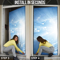 Italy Immaculate Conception Feast Day Door Cover Virgin Mary with Cross And Lily Flower - Wonder Print Shop