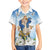 Italy Immaculate Conception Feast Day Family Matching Long Sleeve Bodycon Dress and Hawaiian Shirt Virgin Mary with Cross And Lily Flower LT19
