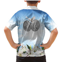 Italy Immaculate Conception Feast Day Family Matching Mermaid Dress and Hawaiian Shirt Virgin Mary with Cross And Lily Flower LT19