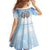 Italy Immaculate Conception Feast Day Family Matching Off The Shoulder Long Sleeve Dress and Hawaiian Shirt Virgin Mary with Cross And Lily Flower LT19