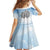 Italy Immaculate Conception Feast Day Family Matching Off Shoulder Short Dress and Hawaiian Shirt Virgin Mary with Cross And Lily Flower LT19