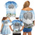 Italy Immaculate Conception Feast Day Family Matching Off Shoulder Short Dress and Hawaiian Shirt Virgin Mary with Cross And Lily Flower LT19