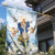 Italy Immaculate Conception Feast Day Garden Flag Virgin Mary with Cross And Lily Flower - Wonder Print Shop