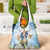 Italy Immaculate Conception Feast Day Grocery Bag Virgin Mary with Cross And Lily Flower - Wonder Print Shop