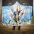Italy Immaculate Conception Feast Day Hooded Blanket Virgin Mary with Cross And Lily Flower - Wonder Print Shop