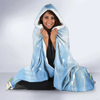 Italy Immaculate Conception Feast Day Hooded Blanket Virgin Mary with Cross And Lily Flower - Wonder Print Shop