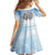 Italy Immaculate Conception Feast Day Kid Short Sleeve Dress Virgin Mary with Cross And Lily Flower LT19
