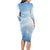 Italy Immaculate Conception Feast Day Long Sleeve Bodycon Dress Virgin Mary with Cross And Lily Flower LT19