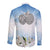 Italy Immaculate Conception Feast Day Long Sleeve Button Shirt Virgin Mary with Cross And Lily Flower LT19