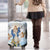 Italy Immaculate Conception Feast Day Luggage Cover Virgin Mary with Cross And Lily Flower - Wonder Print Shop