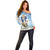 Italy Immaculate Conception Feast Day Off Shoulder Sweater Virgin Mary with Cross And Lily Flower LT19