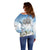 Italy Immaculate Conception Feast Day Off Shoulder Sweater Virgin Mary with Cross And Lily Flower LT19
