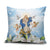 Italy Immaculate Conception Feast Day Pillow Cover Virgin Mary with Cross And Lily Flower - Wonder Print Shop