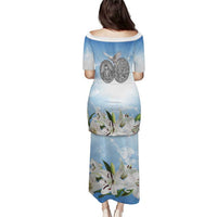 Italy Immaculate Conception Feast Day Puletasi Virgin Mary with Cross And Lily Flower LT19