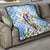 Italy Immaculate Conception Feast Day Quilt Virgin Mary with Cross And Lily Flower - Wonder Print Shop