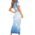 Italy Immaculate Conception Feast Day Short Sleeve Bodycon Dress Virgin Mary with Cross And Lily Flower LT19