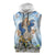 Italy Immaculate Conception Feast Day Sleeveless Hoodie Virgin Mary with Cross And Lily Flower - Wonder Print Shop