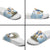 Italy Immaculate Conception Feast Day Slide Sandals Virgin Mary with Cross And Lily Flower - Wonder Print Shop