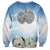 Italy Immaculate Conception Feast Day Sweatshirt Virgin Mary with Cross And Lily Flower LT19