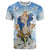 Italy Immaculate Conception Feast Day T Shirt Virgin Mary with Cross And Lily Flower LT19
