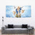 Italy Immaculate Conception Feast Day Tapestry Virgin Mary with Cross And Lily Flower - Wonder Print Shop
