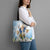 Italy Immaculate Conception Feast Day Tote Bag Virgin Mary with Cross And Lily Flower - Wonder Print Shop