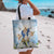 Italy Immaculate Conception Feast Day Tote Bag Virgin Mary with Cross And Lily Flower - Wonder Print Shop