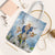 Italy Immaculate Conception Feast Day Tote Bag Virgin Mary with Cross And Lily Flower - Wonder Print Shop