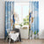 Italy Immaculate Conception Feast Day Window Curtain Virgin Mary with Cross And Lily Flower - Wonder Print Shop