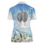 Italy Immaculate Conception Feast Day Women Polo Shirt Virgin Mary with Cross And Lily Flower LT19