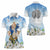Italy Immaculate Conception Feast Day Women Polo Shirt Virgin Mary with Cross And Lily Flower LT19