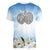 Italy Immaculate Conception Feast Day Women V-Neck T-Shirt Virgin Mary with Cross And Lily Flower LT19