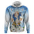 Italy Immaculate Conception Feast Day Zip Hoodie Virgin Mary with Cross And Lily Flower LT19