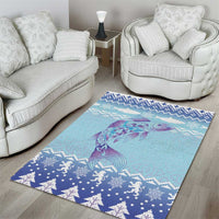 Cardiganshire Wales Christmas Area Rug Ceredigion Herring Celtic Knot - Wonder Print Shop