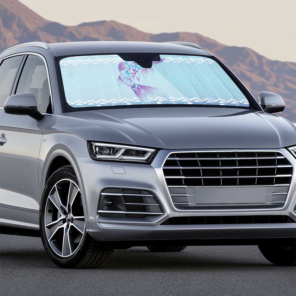 Cardiganshire Wales Christmas Auto Sun Shade Ceredigion Herring Celtic Knot - Wonder Print Shop