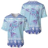 Cardiganshire Wales Christmas Baseball Jersey Ceredigion Herring Celtic Knot - Wonder Print Shop