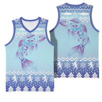 Cardiganshire Wales Christmas Basketball Jersey Ceredigion Herring Celtic Knot - Wonder Print Shop