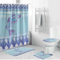Cardiganshire Wales Christmas Bathroom Set Ceredigion Herring Celtic Knot - Wonder Print Shop