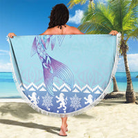 Cardiganshire Wales Christmas Beach Blanket Ceredigion Herring Celtic Knot - Wonder Print Shop