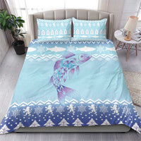 Cardiganshire Wales Christmas Bedding Set Ceredigion Herring Celtic Knot - Wonder Print Shop