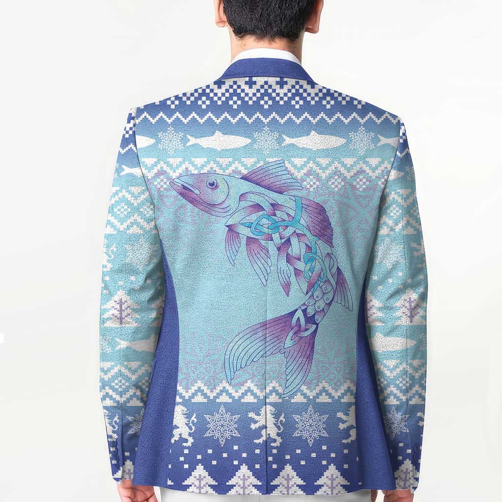 Cardiganshire Wales Christmas Blazer Ceredigion Herring Celtic Knot - Wonder Print Shop