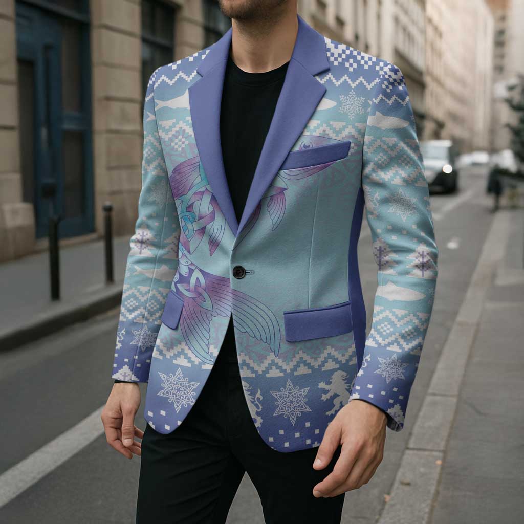 Cardiganshire Wales Christmas Blazer Ceredigion Herring Celtic Knot - Wonder Print Shop