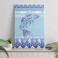 Cardiganshire Wales Christmas Canvas Wall Art Ceredigion Herring Celtic Knot - Wonder Print Shop