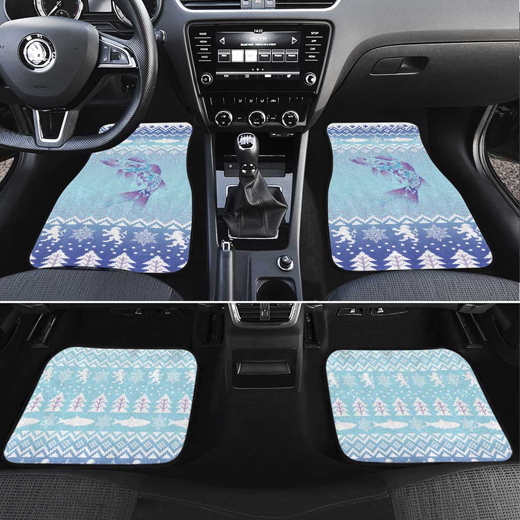 Cardiganshire Wales Christmas Car Mats Ceredigion Herring Celtic Knot - Wonder Print Shop