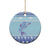 Cardiganshire Wales Christmas Ceramic Ornament Ceredigion Herring Celtic Knot - Wonder Print Shop