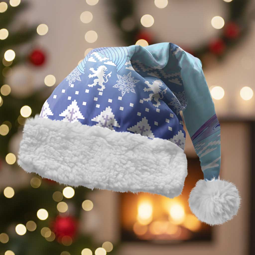 Cardiganshire Wales Christmas Santa Hat Ceredigion Herring Celtic Knot - Wonder Print Shop