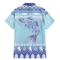 Cardiganshire Wales Christmas Family Matching Mermaid Dress and Hawaiian Shirt Ceredigion Herring Celtic Knot - Wonder Print Shop